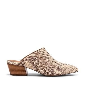 Seychelles Snakeskin Mule